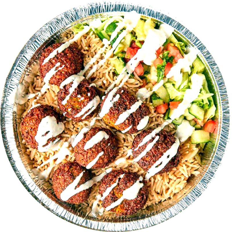 4 Falafel Over Rice